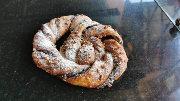 Bretzel creme patissière